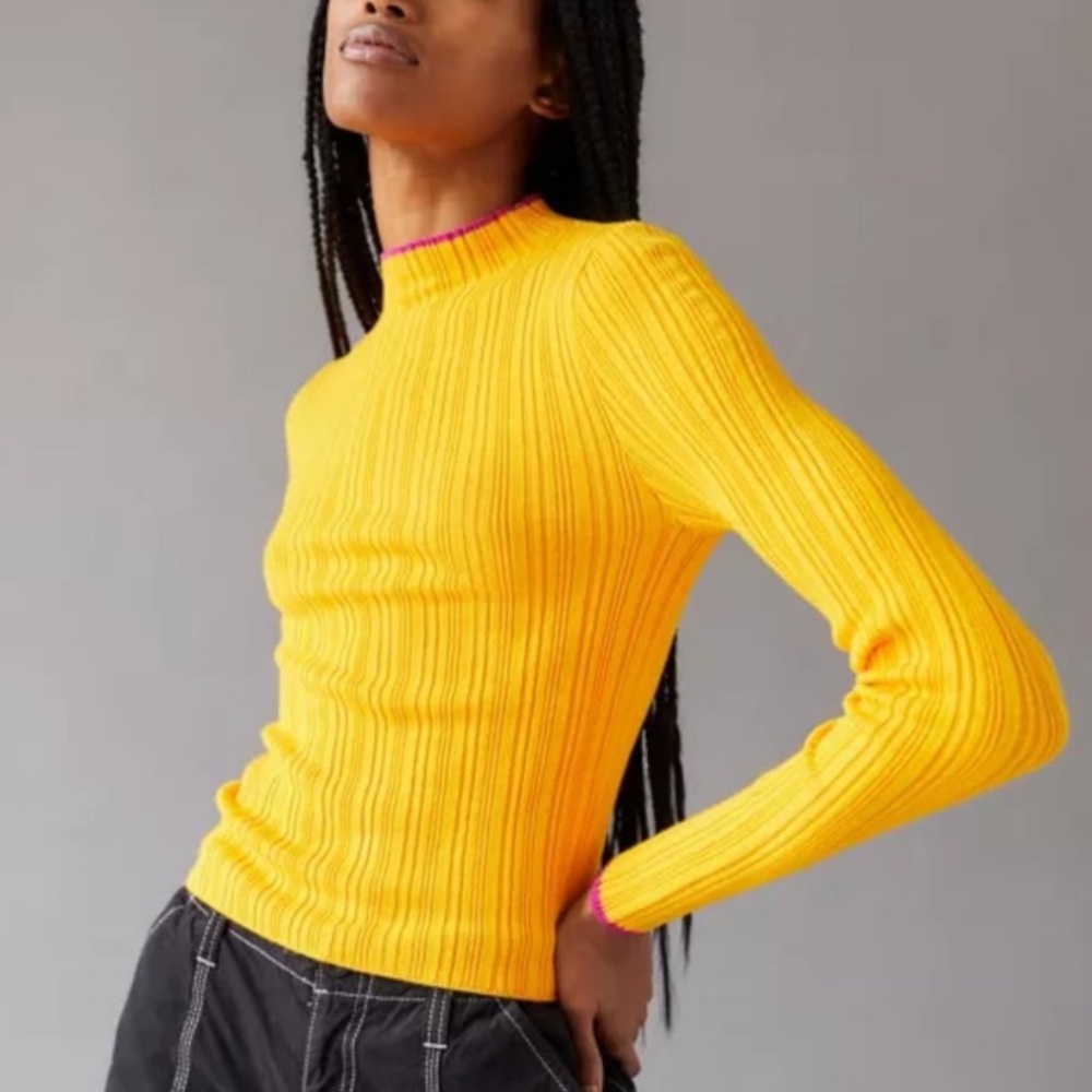 Urban Outfitters BDG Kiara Ribbed Open Back Sweater